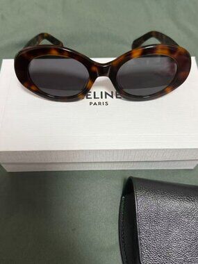 🥦🥦Celine leopard print cat-eye sunglasses🥦🥦